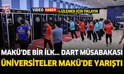 MAKÜ, üniversiteler arası dart müsabakalarına ev sahipliği yaptı