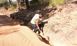 Manavgat'ta yeni içme suyu hattı imalatı gerçekleştiriliyor