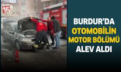 Burdur’da Seyir Hâlindeki Otomobil Alev Aldı: İtfaiye Zamanında Müdahale Etti