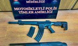 Polis çok sayıda ruhsatsız silah ve uyuşturucu maddeler ele geçirdi