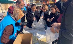 Sultandağı'nda Gazze yararına hayır çarşısı kuruldu