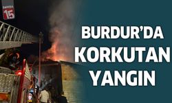 Burdur'da ev yangını