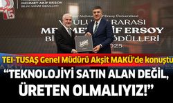 MAKÜ'nün konuğu TEI-TUSAŞ Genel Müdürü Prof. Dr. Mahmut Akşit oldu