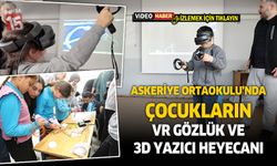 Askeriye Ortaokulu'nda öğrencilerin VR Gözlük ve 3D Yazıcı heyecanı