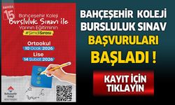 Bahçeşehir Koleji Bursluluk Sınav Başvuruları Başladı