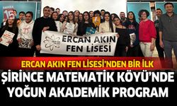 Ercan Akın Fen Lisesi'nden Şirince Matematik Köyünde akademik program