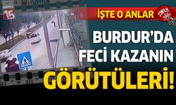 Burdur’da 2 kişinin öldüğü 3 kişinin yaralandığı feci kazanın görüntüleri