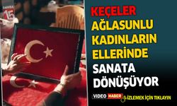 Ağlasunlu kadıların ellerinde keçeler sanat eserine dönüşüyor