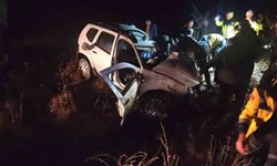 Kamyonla çarpışıp şarampole devrilen otomobil sürücüsü hayatını kaybetti