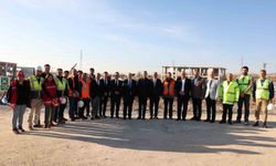 Vali Coşkun, Denizli OSB'nin yeni arıtma tesisi şantiyesini inceledi