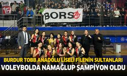 Burdur TOBB Anadolu Liseli Filenin Sultanları Voleybolda Namağlup Şampiyon Oldu