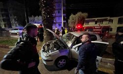 Yağışın neden olduğu kaza ucuz atlatıldı