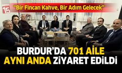 Burdur’da “Bir Fincan Kahve, Bir Adım Gelecek” Projesiyle 701 Veli Ziyareti