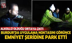 Uygulama Noktasını Görünce Emniyet Şeridine Park Etti, Alkollü Olduğu Ortaya Çıktı
