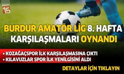 Burdur 1. Amatör Lig’de 8. Hafta Tamamlandı