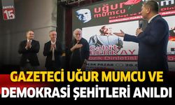 Burdur'da Gazeteci Uğur Mumcu ve demokrasi şehitleri anıldı