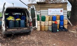 Antalya'da 2 bin 350 litre kaçak akaryakıt ele geçirildi