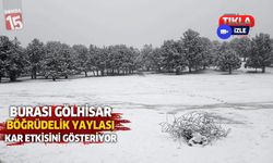 Burdur’da etkili yağmur, yükseklerde kar