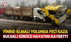 Finike-Elmalı Yolunda Feci Kaza: Bucaklı Sürücü Hayatını Kaybetti