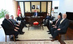 Denizli OSB yönetiminden Denizli'nin yeni Valisi Köşger'e ziyaret