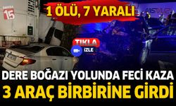 Burdur Isparta Dereboğazı Yolunda Feci Trafik Kazası