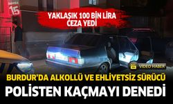 Alkollü sürücü 3 günde iki kez polisten kaçtı, yaklaşık 100 bin lira cezayı yedi