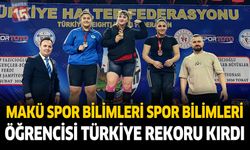 MAKÜ Spor Bilimleri Öğrencisi Türkiye Rekoru Kırdı