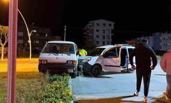 Gazipaşa'da iki kamyonet çarpıştı: 1 yaralı