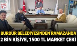 Burdur Belediyesi’nden Ramazan Ayında anlamlı destek