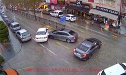 Isparta'da dikkatsiz sürücülerin neden olduğu kazalar KGYS kameralarına yansıdı