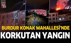 Burdur Konak Mahallesi’nde Çatı Yangını Korkuttu