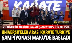 Üniversiteler Arası Karate Türkiye Şampiyonası MAKÜ’de Başladı