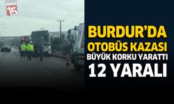 Burdur'da Otobüs Kazası Büyük Korku Ve Endişe Yarattı