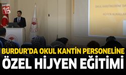 Burdur’da Okul Kantin Personeline Özel Hijyen Eğitimi
