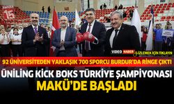 Ünilig Kick Boks Türkiye Şampiyonası MAKÜ’de Başladı 92 Üniversiteden Yaklaşık 700 Sporcu Burdur’da Ringe Çıktı