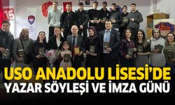USO Anadolu Lisesi’nde Yazar Söyleşi ve İmza Günü