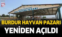 Burdur Canlı Hayvan Pazarı Yeniden Açıldı