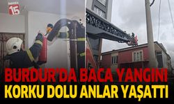 Burdur’da Baca Yangını Korku Dolu Anlar Yaşattı