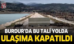Tefenni Göleti Set Yolu Güvenlik Nedeniyle Araç Trafiğine Kapatıldı