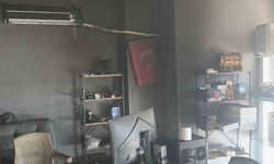 Manavgat'ta işyeri yangını ucuz atlatıldı