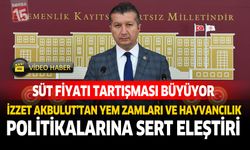 Süt Fiyatı Tartışması Büyüyor: İzzet Akbulut’tan Yem Zamları ve Hayvancılık Politikalarına Sert Eleştiri