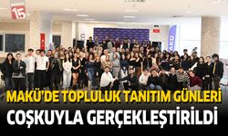 MAKÜ’de Topluluk Tanıtım Günleri Coşkuyla Gerçekleştirildi