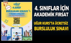 4. Sınıflar İçin Akademik Fırsat: Uğur Kurs’ta Ücretsiz Bursluluk Sınavı