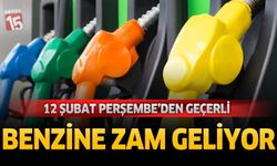 Benzine zam geliyor