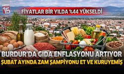 Burdur'da Gıda Enflasyonu Artıyor: Şubat Ayında Zam Şampiyonu Et ve Kuruyemiş Oldu