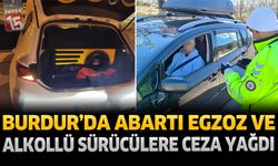 Burdur'da Abartı Egzoz ve Aklollü Sürücülere Ceza Yağdı