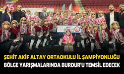 Şehit Akif Altay Ortaokulu İl Şampiyonluğu: Bölge Yarışmalarında Burdur'u Temsil Edecek
