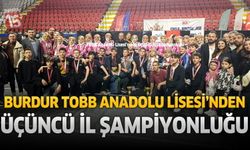 Burdur TOBB Anadolu Lisesi’nden Üçüncü İl Şampiyonluğu