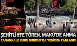 Burdur’da 18 Mart Şehitleri Anma Günü ve Çanakkale Deniz Zaferi’nin 111. yıl dönümü Törenlerle Kutlandı