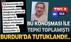 Namaz, Oruç Ve Kurban İbadetine Hakaret Eden Kadın Burdur’da Tutuklandı